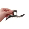Pinza de Agarre Metálica Simple de Ola de Alto Grado para Parte Trasera de la Cabeza Volumen de Cabello Grande Pinza Tiburón de Cabello Multidisco Pasador de Cabello Tocados para Mujeres