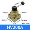 Válvula manual pneumática HV-02/HV-03/HV-04 interruptor manual de quatro vias e três posições válvula manual válvula de mão