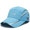 Chapéu de sol de secagem rápida boné com aba chapéu de exterior à prova de sol secagem rápida proteção solar chapéu de pesca à prova d'água boné esportivo masculino com aba