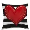 Almohada Transfronteriza de San Valentín Funda de Almohada Nórdica de Amor Decoración para Sofá de Sala de Estar Almohada de Cabecera Almohada Estampada Personalización