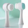 Escova de Silicone Dupla Face para Lavar o Rosto para Limpeza de Poros, Limpeza Facial, Massagem Facial, Limpeza Manual