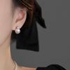 Pendientes de plata de ley 925 para mujer, 2024, nuevos, sencillos, ligeros, de lujo, con diseño de nicho, pendientes de perforación de oreja personalizados de alta calidad.