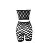 Ropa Interior Sexy Malla Grande Malla Dividida Ropa Desgarrable Sexy Hueco Tentación Uniforme