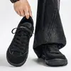 Zapatos casuales 5018 talla grande transfronterizos de punta ancha y horma ancha, zapatillas deportivas versátiles, zapatos para ir al trabajo, zapatos para conducir, zapatos de hombre