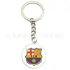 Chaveiro de Liga Metálica com Pedra Preciosa do Tempo, Pingente para Bolsa/Chave de Carro, Tema de Futebol Europeu