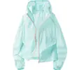 Ropa de Protección Solar de Verano Chaqueta Delgada Abrigo para la Piel Ropa de Protección Solar Upf50+ Ropa de Protección Solar Nailon Anti-UV Serie de Montaña