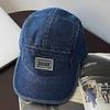 Gorra de béisbol de ala plana retro de nicho estilo japonés para mujer, versátil, desgastada, marca de moda callejera, gorra de cinco paneles para hombre, gorra de visera