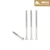Tornillo de Cabeza Avellanada Phillips Cilindro de Cerradura para Puerta de Interior Accesorios de Cerradura Antirrobo Tubo de Conexión Perno de Cabeza Plana Acero Inoxidable 304