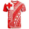 Ropa deportiva casual polinesia brasileña transfronteriza nueva comercio exterior camiseta impresa en 3D cuello redondo manga corta transfronterizo