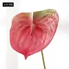 Anthurium de Simulação Impressão 3D Anthurium Grande Único Flor Decorativa Anthurium Planta Suculenta Anthurium EVA Arranjo Floral Doméstico Planta em Vaso