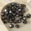 Estilo Fresco y Elegante Cuentas de Cristal de Forma Irregular, Cuentas Sueltas de Vidrio con Agujero Recto, Materiales para Accesorios de Joyería de Pulsera y Collar Hechos a Mano para Bricolaje, Enfilado de Cuentas