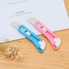 Mini Cuchillo Portátil para Papel Tapiz, Cortador de Cajas, Herramienta DIY para Carcasa de Teléfono Móvil, Cortador de Papel para Manualidades de Estudiantes y Niños, Cuchillo de Utilidad