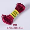 Hilo de Nudo Chino Cuerda Trenzada No. Pulsera de Cuerda de 5 Colores Material para Amuletos Hechos a Mano DIY Festival del Bote del Dragón Hilo de Cuerda Colorido