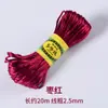 Ele Fio de nó chinês 5 fios trançados à mão fio vermelho fio de mão fio de tecelagem linha de tecelagem cordão para pendurar pingente diy cordão de jade