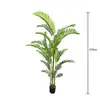 Planta Grande de Simulação Palmeira Areca Planta em Vaso Decoração de Sala de Estar Interna Samambaia Rabo de Peixe de Chão Planta Verde Falsa Ornamento Bonsai