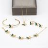Juego de cinco piezas de mariposa Cdd Nuevo estilo Nácar Europeo y Americano Joyería transfronteriza Pulsera Aliexpress Joyería de comercio exterior Fábrica fuente