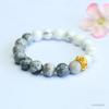 Pulseira Turquesa Branca Guan Yu Pulseira Pedra Mapa Joias Personalizadas Transmissão Ao Vivo Venda Quente Atacado Dropshipping S5020909