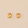 Contas Espaçadoras Banhadas a Ouro de Alta Retenção de Cor Estrela Lua Acessórios para Pulseira DIY Componentes de Joias Banhados a Ouro Brilhantes Estilo Antigo