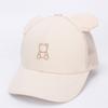 Gorra de Color Sólido Estilo Ins Japonés y Coreano Verano Gorra de Malla para Niños Orejas de Oso Gorra de Béisbol Bebé 2-6 Años Sombrero de Sol Transfronterizo