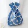 Bolso de Mano Tejido Bolso Tote Luna Llena Bolsa de Regalo para Banquetes Recuerdo de Boda Bolso de Muñeca Tejido Bolso de Regalo de Gran Capacidad