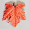 Folha de bordo de peça única folha de árvore falsa cor de outono amarelo vermelho galho de árvore falsa folha de árvore falsa cerimônia de casamento cobertura de piso de casamento folhas mortas folhas caídas