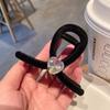 Corea del Sur Nueva Perla flocada tamaño mediano pequeño volumen recogido tiburón clip horquilla fuera todo el pelo pinza para el cabello accesorios para el cabello