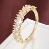 Anillo de Hielo de Azúcar Rombo Geométrico Estilo Coreano Transfronterizo, Anillo de Moda de Lujo Ligero Nicho de Gama Alta de Cobre Puro, Venta Directa del Fabricante