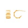 Aretes plata esterlina 925 aretes redondos cepillados aretes de joyería estilo moda simple ins coreanos para chicas sentido de alta gama