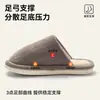 Pantuflas de Algodón con Soporte para el Arco para Mujer 2026 Nuevo Otoño/Invierno Interior Hogar Suela Suave Silenciosas Antideslizantes Cálidas para el Suelo Pantuflas de Algodón