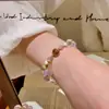 Novo Bracelete Roxo com Contas Estilo Chinês Retrô para Mulheres, Bracelete com Franjas de Luxo Leve, Novo Acessório Versátil para Melhores Amigas e Casais