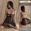 Lencería Sexy Indulgente Sexy Transparente de Encaje Aro de Acero Push-Up Pijama Uniforme Tentación Pasión Abierto Al Por Mayor 6648