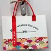 Bolsas tote personalizadas de grande capacidade, adequadas para eventos bancários, recepções de casamento e como brindes promocionais; bolsas de feltro para fins publicitários e promocionais