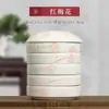 Paleta de cores pintura chinesa prato de tinta cerâmico paleta de aquarela de cinco camadas recipiente de pigmento de arte atacado aquarela antiga multicamadas