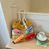 Shuai Mijia Bolso de Moda Tendencia Nuevo Estilo Perezoso para Mujer Bolso de Hombro Individual Tejido Bolso Tote de Peces Múltiples
