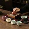 Museo del Palacio Set de Tazas de Té Cultural y Creativo Cerámica de Gama Alta Taza Maestra Caja de Regalo para Personas Mayores Cinco Grandes Hornos Regalo Souvenir Personalización
