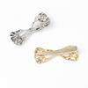 Nueva horquilla de metal de estilo frío con forma de pico de pato ondulado de plata, joyería de mariposa, accesorios para el cabello de mujer, venta al por mayor