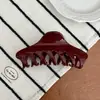 2025 Nuevo Clip Grande de Alta Gama para el Cabello para Mujer, Diseño Simple, Clip Ondulado de Tiburón, Pasador para la Parte Posterior de la Cabeza