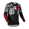 Uniforme de Baloncesto Traje de Descenso Zorro Traje de Ciclismo Top de Manga Larga Traje de Motocicleta Todoterreno de Verano para Hombre Camiseta