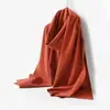 Bufanda casual de terciopelo de doble cara a temperatura constante de 300 g para parejas, bufanda cálida para hombres y mujeres, otoño e invierno