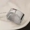 Nueva Pulsera Europea y Americana Popular Exagerada de Aleación de Ala Ancha Pulsera de Moda Personalizada Patrón Martillado Cepillada Pulsera con Hebilla de Resorte