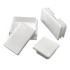 Diyamei Tubo Branco de Aço Inoxidável Sexagem Longo Acessórios para Móveis Plug Redondo Tubo de Ferro Tubo Quadrado Galvanizado Plug Branco