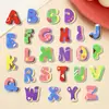 Parches Bordados de Alfabeto Inglés de 26 Letras de Colores, Parches Creativos y Lindos de Letras para Ropa, Zapatos y Bolsas, Parches Decorativos sin Coser
