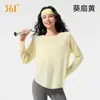 361 deg Yoga Manga Larga Deportivo Verano Nuevo Running Fitness Top Ropa de Yoga Suelto Deportivo Manga Larga Cubre