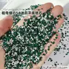 Decoraciones Brillantes para Uñas con Base Plana de Circonita, Mezcla de Circonitas Blancas Mini Pequeñas Biseladas de Base Plana con Forma Irregular Ojo de Caballo