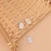 Colgante de Flor de Loto Fuzi Chapado en Plata Colgante de Abalorios Hecho a Mano para DIY Material para Pulseras Pendientes Accesorios Colgante de Campana Adornos Colgantes