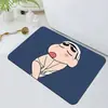 Alfombrilla de Diatomeas Dibujo Animado Xiaoxin para Baño Absorbente Antideslizante Felpudo para WC Secado Rápido Resistente a la Suciedad Alfombrilla de Piso para WC