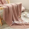 Manta Sofá Avanzada Ins Manta Color Sólido Caramelo Manta para Siesta Lujo Ligero Estancia en Casa Bandera de Cama Toalla Decorativa para Pie de Cama