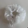 Hilo de Encaje Punto Cinta Larga Lazo Lazo Grande Tazón Grande Femenino Nicho Dulce Cuerda para Atar Elegante Súper Hada Accesorios para el Cabello