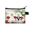 Caixa de Leite Casamento Cachorrinho Porta-Moedas Infantil Cachorro Porta-Cartões de Poliéster Casual Quadrado para Moedas Bolsa de Armazenamento