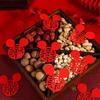 Decorações de Casamento Feitas à Mão com o Personagem "" para Salas de Casamento, Decorações de Mini Pratos de Frutas com o Personagem "", Pequenos Artigos para Casamento
